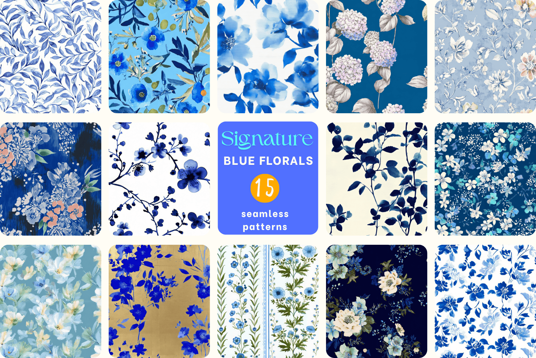 Blue flowers