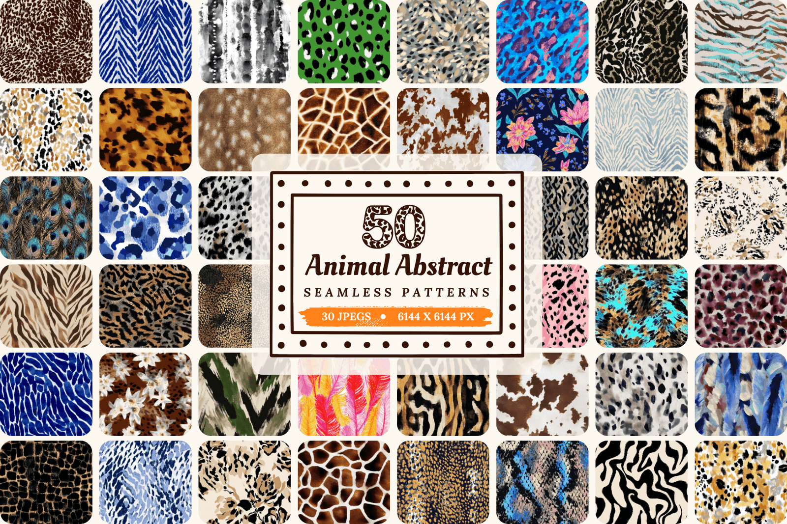 Animal Abstract Set - part 3